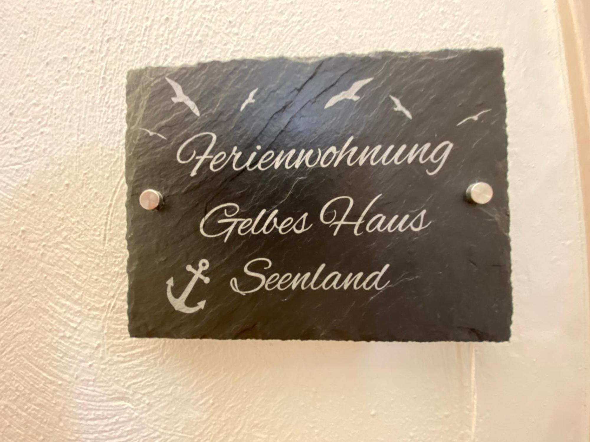 Gelbes Haus Seenland Ferienwohnungen Xl Elsterheide Exterior foto